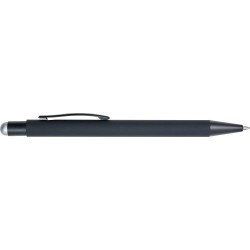 Stylo bille personnalisable à toucher gomme Formentera Matières : caoutchouc Couleurs : doré goodies entreprise design