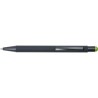 Stylo bille personnalisable à toucher gomme Formentera Matières : caoutchouc Couleurs : vert citron objet promotionnel éco-respo