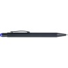 Stylo bille personnalisable à toucher gomme Formentera Matières : caoutchouc Couleurs : bleu cobalt cadeau entreprise pas cher
