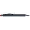 Stylo bille personnalisable à toucher gomme Formentera Matières : caoutchouc Couleurs : rouge objet promo petit budget