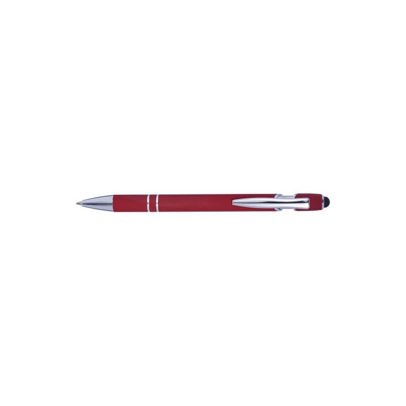 Stylo bille personnalisé en métal Primo Matières : caoutchouc Couleurs : jaune livraison express 24h 48h