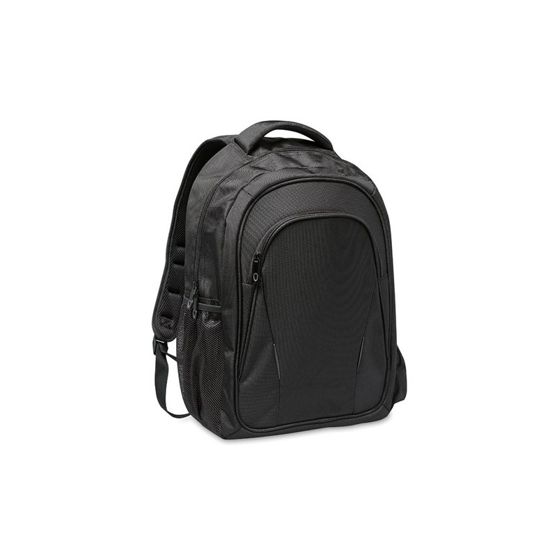 Sac à dos personnalisé et pratique pour ordinateur portable - MACAU Matières : PET Couleurs : noir