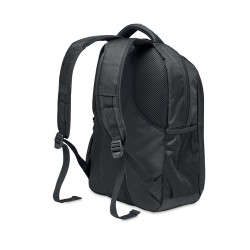Sac à dos personnalisé et pratique pour ordinateur portable - MACAU Matières : PET Couleurs : noir 2