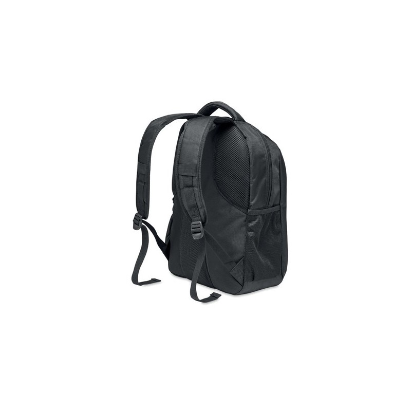 Sac à dos personnalisé et pratique pour ordinateur portable - MACAU Matières : PET Couleurs : noir personnalisable avec votre lo