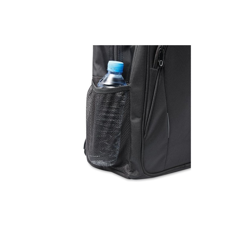 Sac à dos personnalisé et pratique pour ordinateur portable - MACAU Matières : PET Couleurs : noir cadeau entreprise pas cher