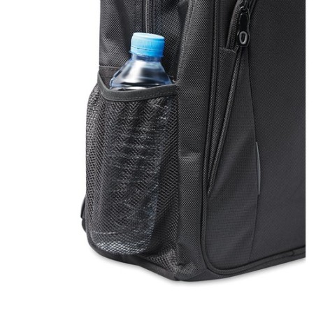 Sac à dos personnalisé et pratique pour ordinateur portable - MACAU Matières : PET Couleurs : noir cadeau entreprise pas cher