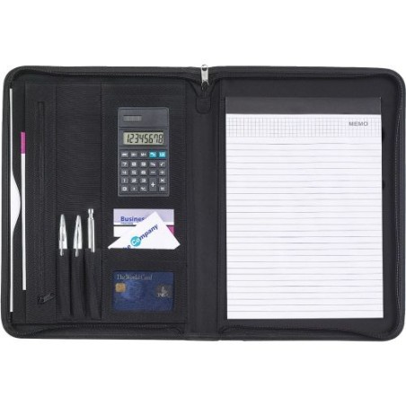 Conférencier A4 Zippé en Microfibre Rianna