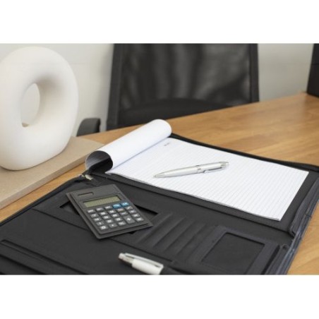 Conférencier A4 Zippé en Microfibre Rianna