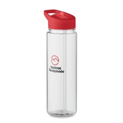 Bouteille  en RPET de 650ml - ALABAMA Matières : PET recyclé Couleurs : rouge livraison express 24h 48h