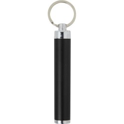 Porte-clés en métal pratique avec torche Zola Matières : métal Couleurs : noir
