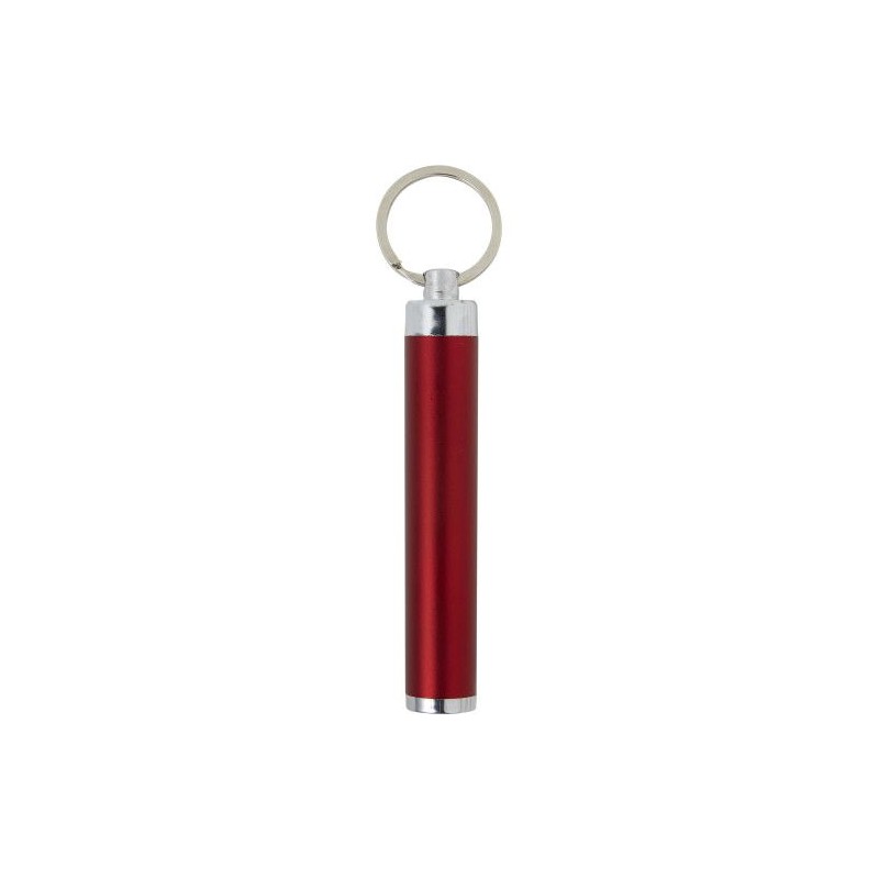 Porte-clés en métal pratique avec torche Zola Matières : métal Couleurs : noir objet publicitaire robuste