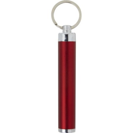 Porte-clés en métal pratique avec torche Zola Matières : métal Couleurs : noir objet publicitaire robuste