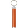 Porte-clés en métal pratique avec torche Zola Matières : métal Couleurs : orange cadeau entreprise pas cher