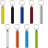 Porte-clés en métal pratique avec torche Zola Matières : métal Couleurs : rouge personnalisation rapide en France