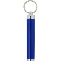 Porte-clés en métal pratique avec torche Zola Matières : métal Couleurs : bleu objet promotionnel éco-responsable