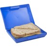 Lunch box personnalisée en plastique idéale pour vos repas Adaline Matières : plastique Couleurs : bleu cobalt impression haute 