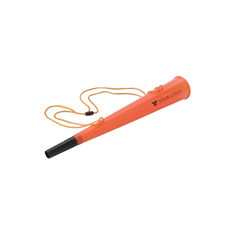 Corne de brume  en plastique PP - Bruce Matières : plastique Couleurs : orange goodies personnalisé en stock