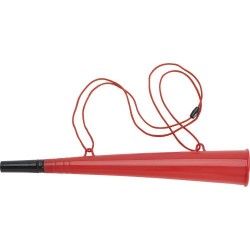 Corne de brume  en plastique PP - Bruce Matières : plastique Couleurs : rouge goodies publicitaire événementiel