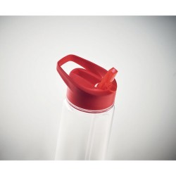 Bouteille  en RPET de 650ml - ALABAMA Matières : PET recyclé Couleurs : rouge personnalisation rapide en France