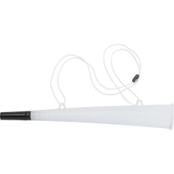 Corne de brume  en plastique PP - Bruce Matières : plastique Couleurs : blanc personnalisable avec votre logo