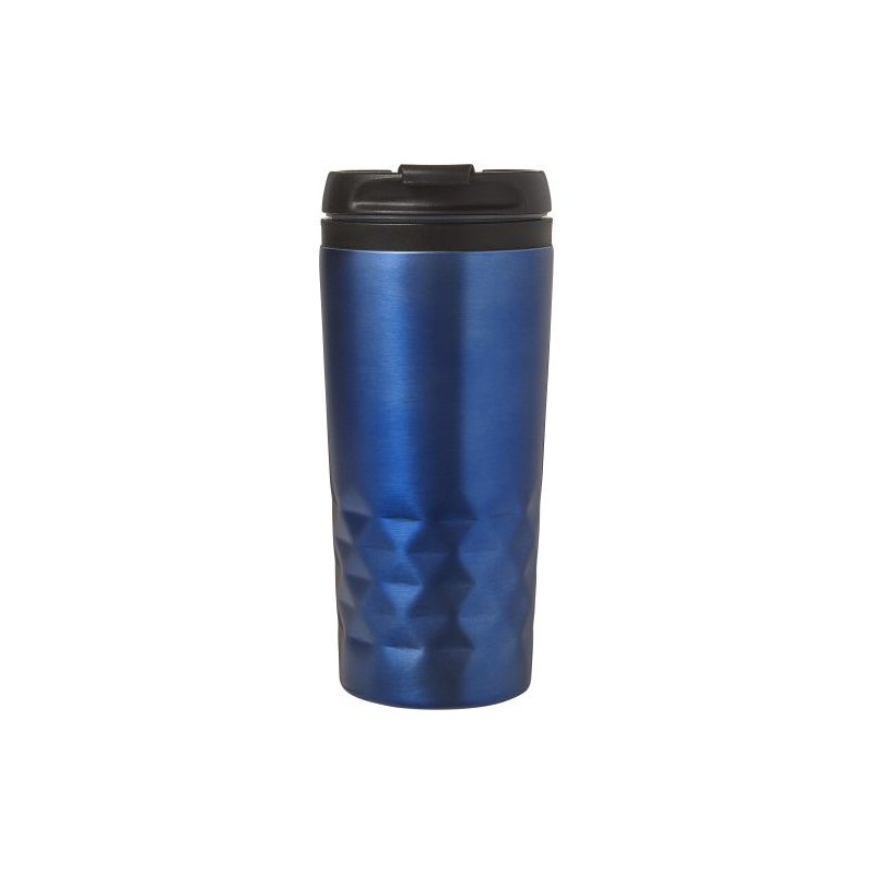 Mug isotherme personnalisé élégant à double paroi Lorraine Matières : métal Couleurs : noir cadeau client original