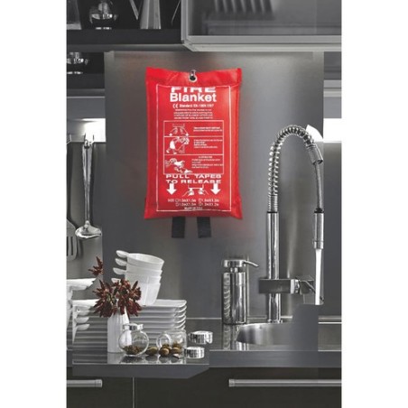 Couverture Anti-Feu 100x95cm BLAKE - Sécurité Maximale