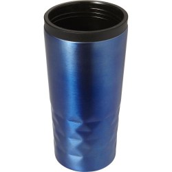 Mug isotherme personnalisé élégant à double paroi Lorraine Matières : métal Couleurs : bleu goodies publicitaire événementiel