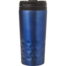 Mug isotherme personnalisé élégant à double paroi Lorraine Matières : métal Couleurs : argenté objet publicitaire robuste