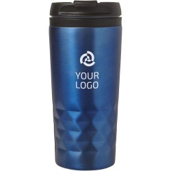 Mug isotherme personnalisé élégant à double paroi Lorraine Matières : métal Couleurs : argenté cadeau affaires élégant