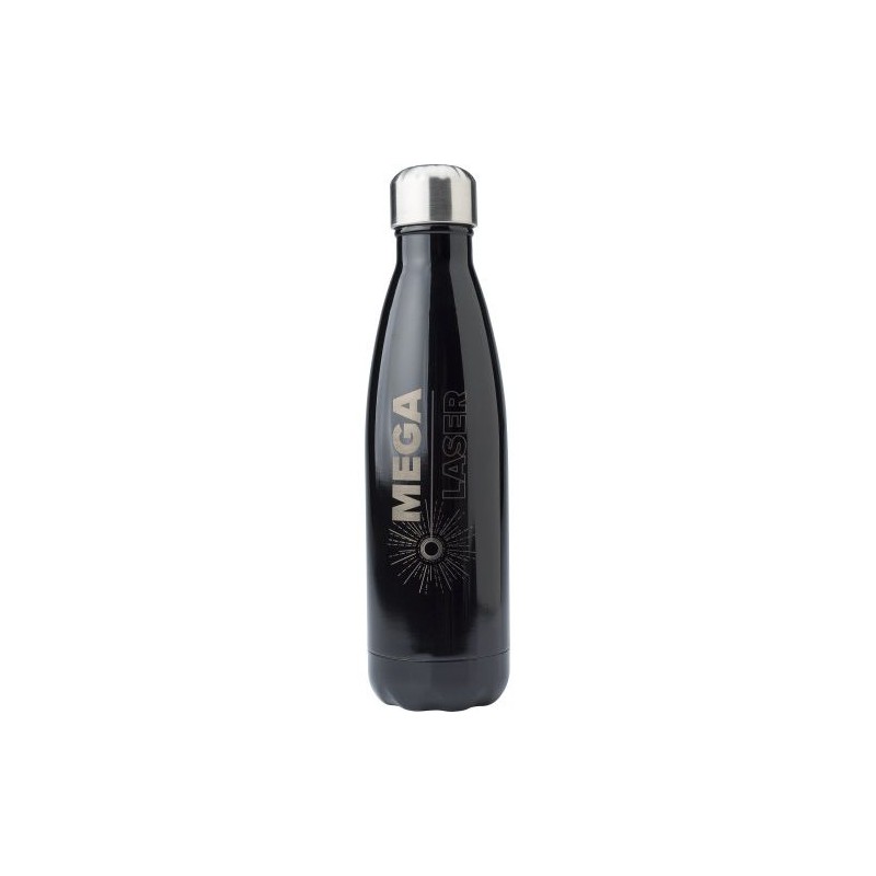 Gourde isotherme personnalisée en acier inoxydable de 500 ml Lombok Matières : acier inoxydable Couleurs : vert goodies personna