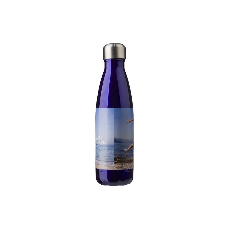 Gourde isotherme personnalisée en acier inoxydable de 500 ml Lombok Matières : acier inoxydable Couleurs : vert objet promotionn