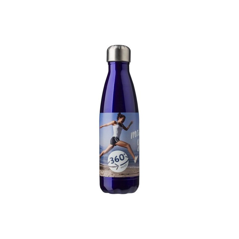 Gourde isotherme personnalisée en acier inoxydable de 500 ml Lombok Matières : acier inoxydable Couleurs : vert objet publicitai