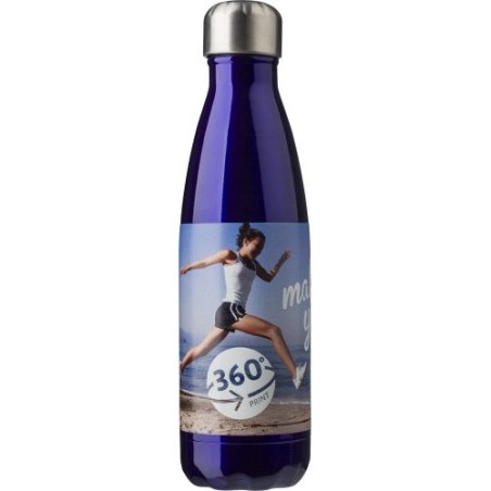 Gourde isotherme personnalisée en acier inoxydable de 500 ml Lombok Matières : acier inoxydable Couleurs : vert objet publicitai