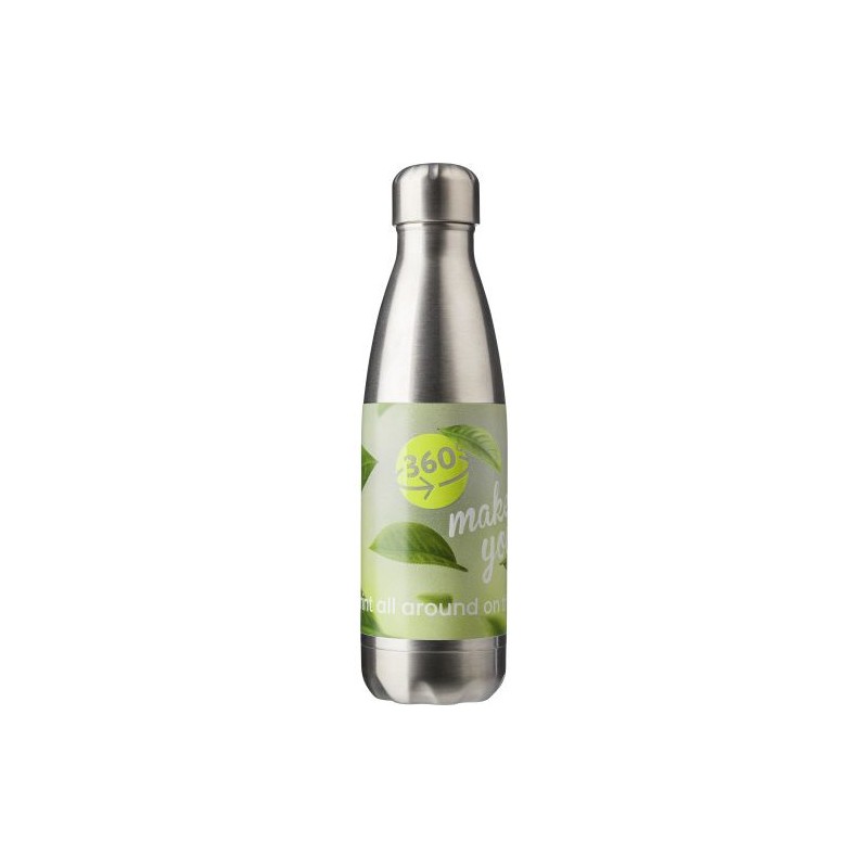 Gourde isotherme personnalisée en acier inoxydable de 500 ml Lombok Matières : acier inoxydable Couleurs : vert accessoire événe