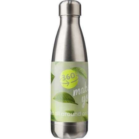 Gourde isotherme personnalisée en acier inoxydable de 500 ml Lombok Matières : acier inoxydable Couleurs : vert accessoire événe
