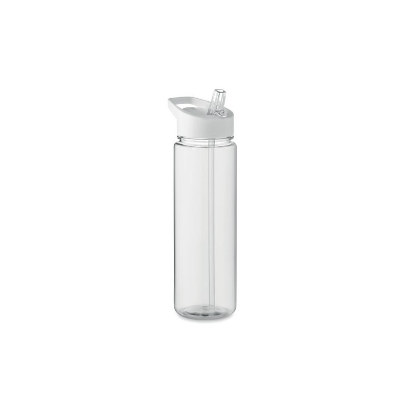Bouteille  en RPET de 650ml - ALABAMA Matières : PET recyclé Couleurs : blanc goodies publicitaire événementiel