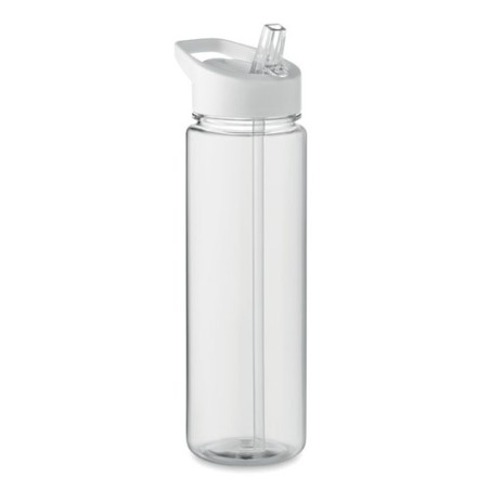 Bouteille  en RPET de 650ml - ALABAMA Matières : PET recyclé Couleurs : blanc goodies publicitaire événementiel