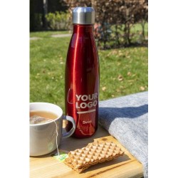 Gourde isotherme personnalisée en acier inoxydable de 500 ml Lombok objet promo petit budget