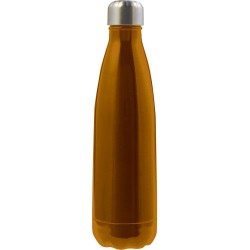 Gourde isotherme personnalisée en acier inoxydable de 500 ml Lombok Matières : acier inoxydable Couleurs : orange cadeau entrepr