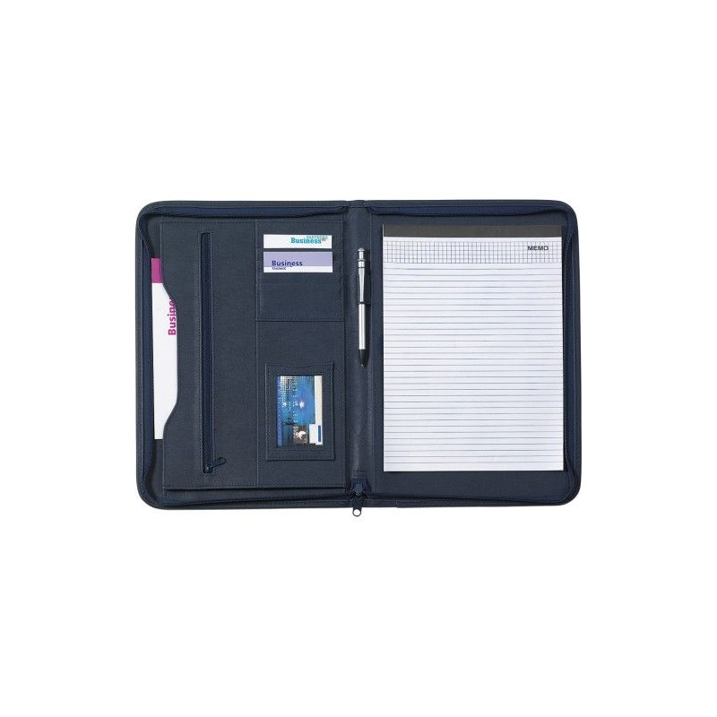 Conférencier A4 Zippé en PVC Katelyn