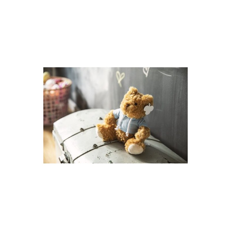 Peluche  en cadeau d'entreprise avec sweet Monty Matières : polyester Couleurs : blanc goodies entreprise design