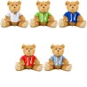 Peluche  en cadeau d'entreprise avec sweet Monty Matières : polyester Couleurs : bleu marquage laser ultra précis