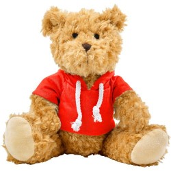 Peluche  en cadeau d'entreprise avec sweet Monty Matières : polyester Couleurs : rouge cadeau entreprise pas cher
