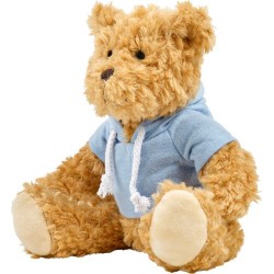 Peluche  en cadeau d'entreprise avec sweet Monty Matières : polyester Couleurs : rouge objet promotionnel éco-responsable
