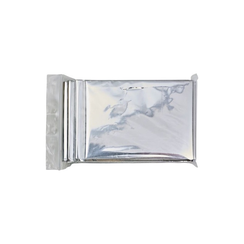 Couverture hypothermique personnalisée idéale pour vos événements - Cecilia Matières : métal Couleurs : argenté cadeau entrepris