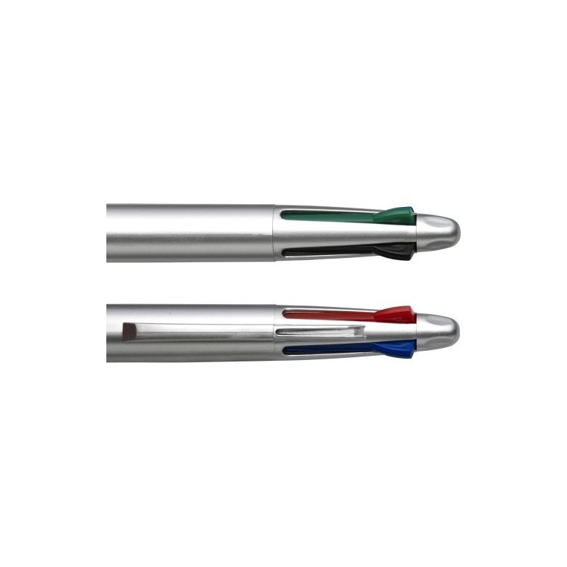 Stylo bille  personnalisé en plastique pour cadeau d'entreprise Chloë Matières : caoutchouc Couleurs : rouge objet promo petit b