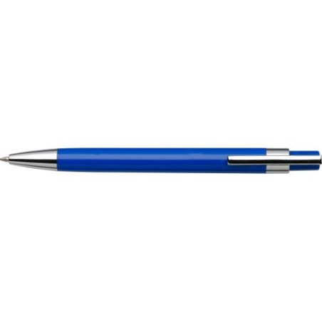 Stylo bille publicitaire personnalisé en plastique Jarod Matières : métal Couleurs : blanc impression logo haute qualité