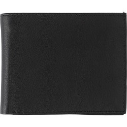 Porte-cartes de crédit et de monnaie en cuir personnalisé Yvonne Matières : cuir Couleurs : noir