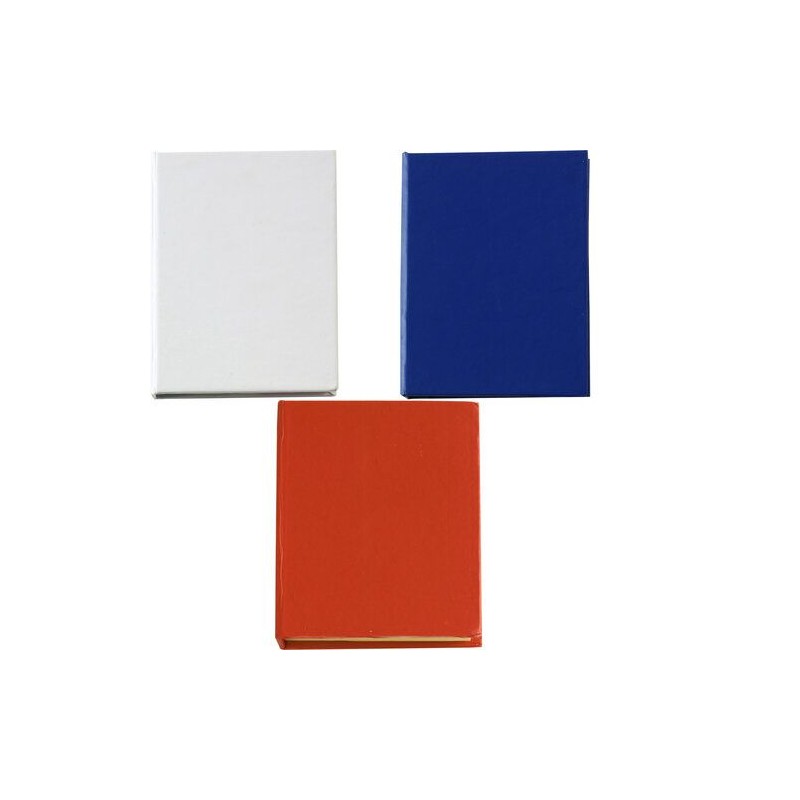 Etui pratique et coloré avec papier repositionnable Duke Matières : carton Couleurs : bleu marquage laser ultra précis