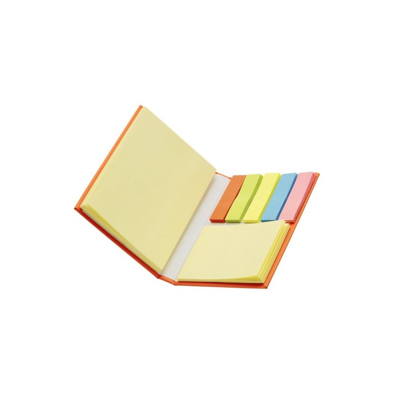 Etui pratique et coloré avec papier repositionnable Duke Matières : carton Couleurs : bleu objet promotionnel éco-responsable